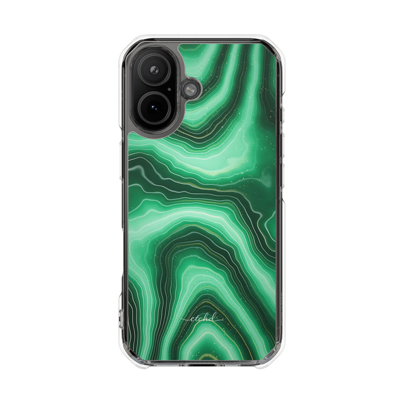 Emerald Clear Magnetic Phone Case by etchd, view 13