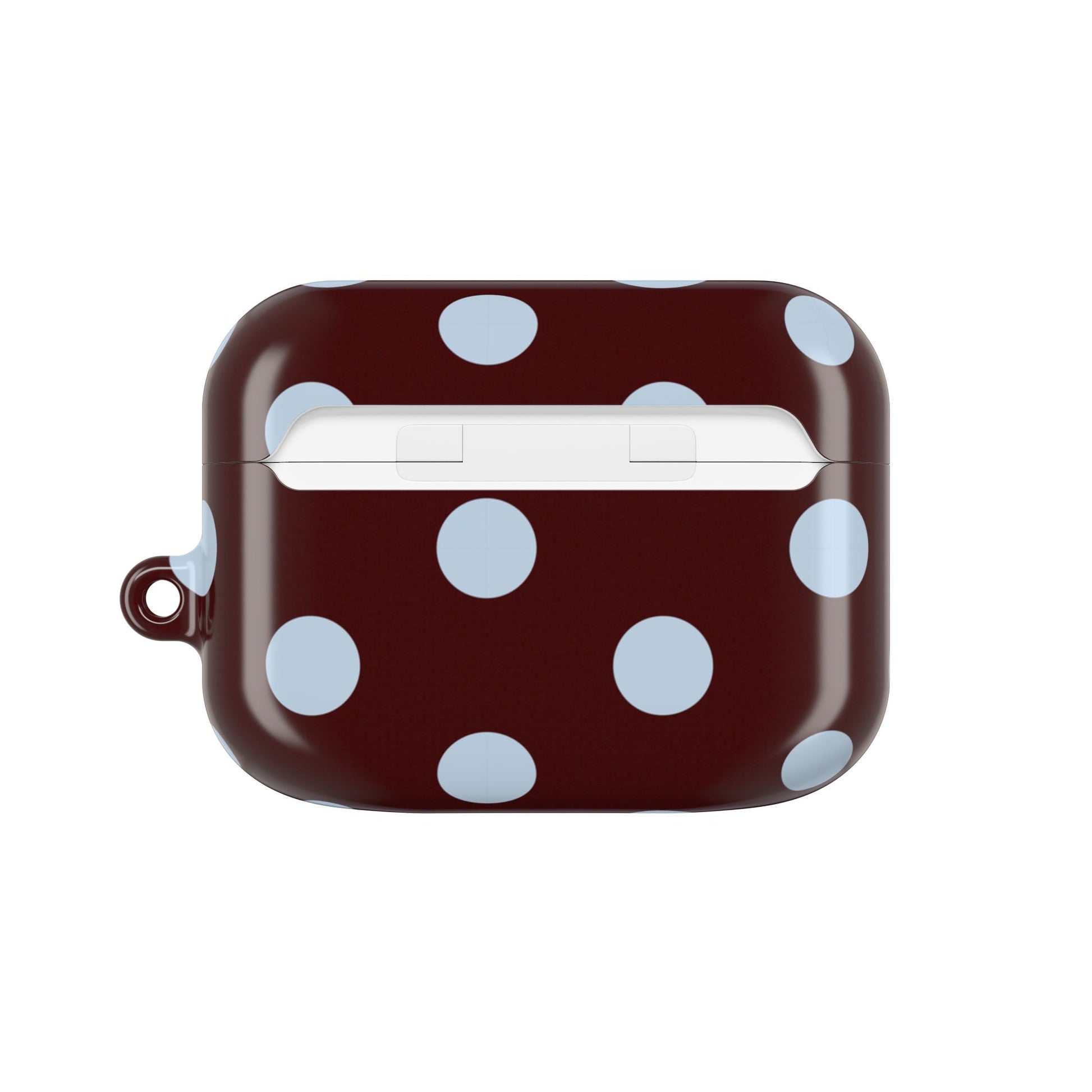 Cherry & Blue Polka Dot AirPod Case by etchd, view 7