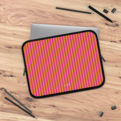 Pink And Orange Laptop Sleeve by etchd, view 5