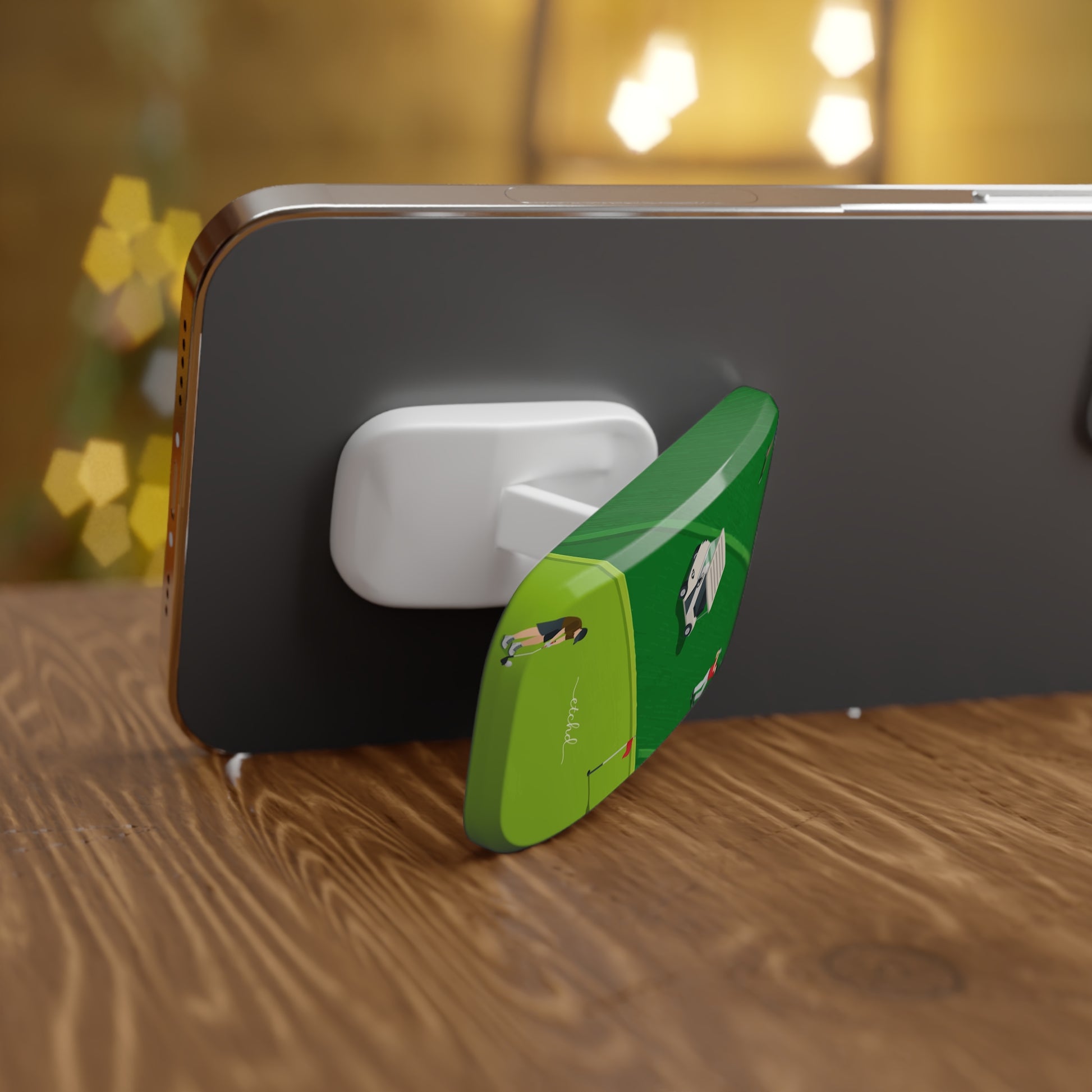Golfers Click-On Phone Grip by etchd, view 3