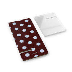 Cherry & Blue Polka Dot Phone Stand by etchd, view 2