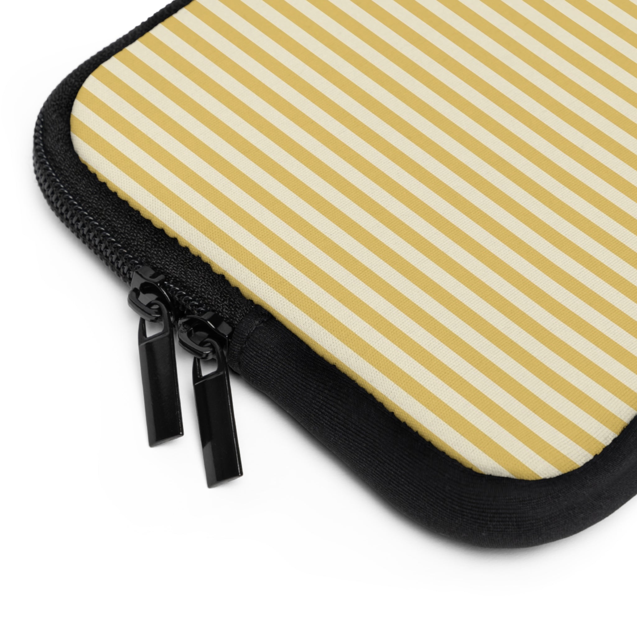 Butter & Cream Striped Laptop Sleeve by etchd, view 12
