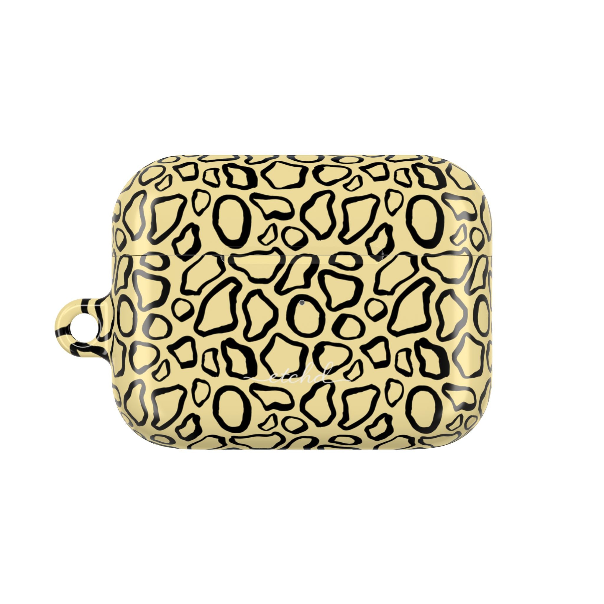 Abstract Print Butter AirPod Case by etchd, view 2