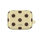 Butter & Brown Polka Dot Custodia per AirPods