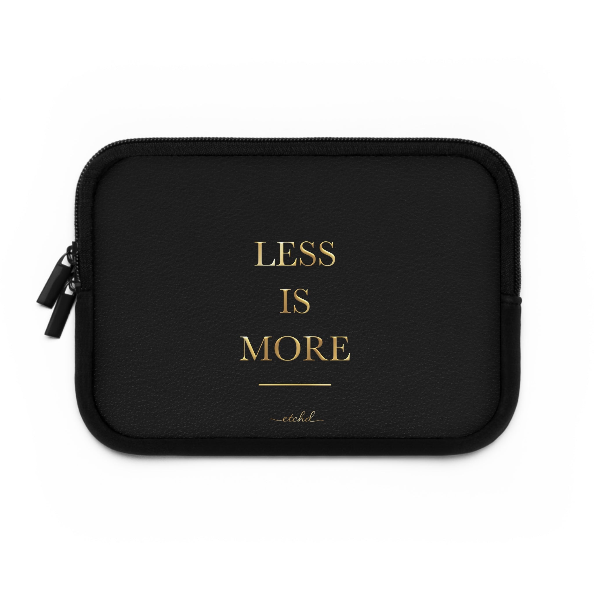 Less Is More Laptop Sleeve by etchd, view 2