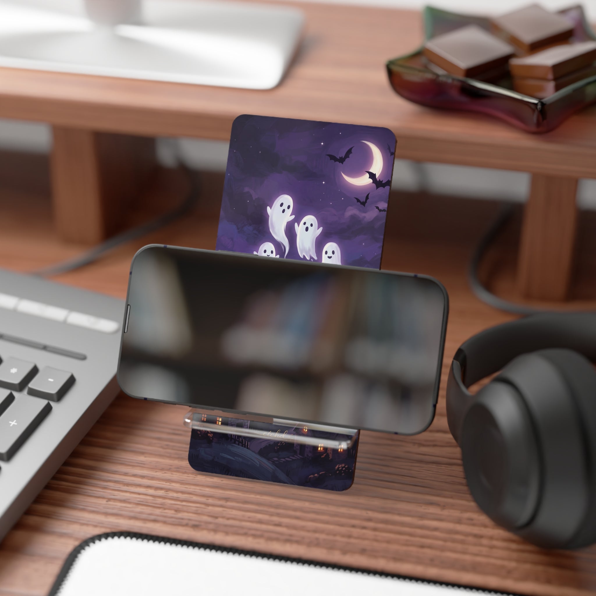 Ghost Parade Phone Stand by etchd, view 4