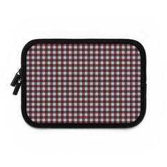 Blue & Cherry Gingham Laptop Sleeve by etchd, view 2