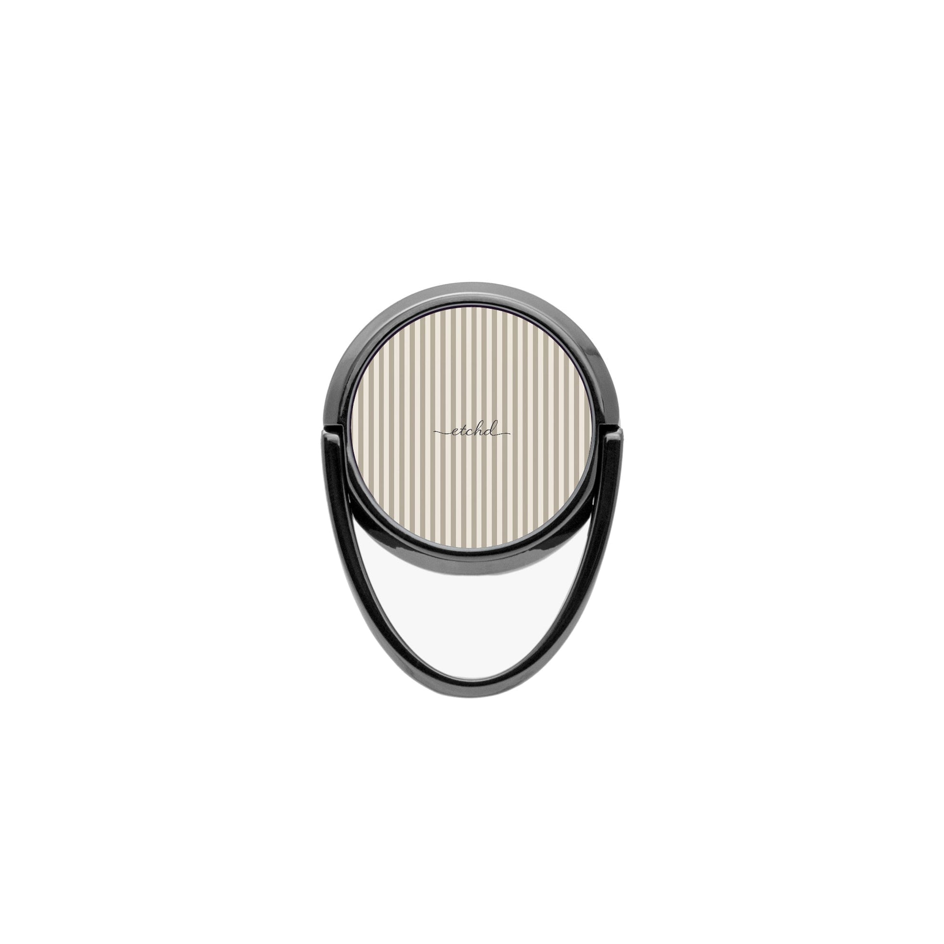 Neutral Striped Phone Ring Holder by etchd, view 4