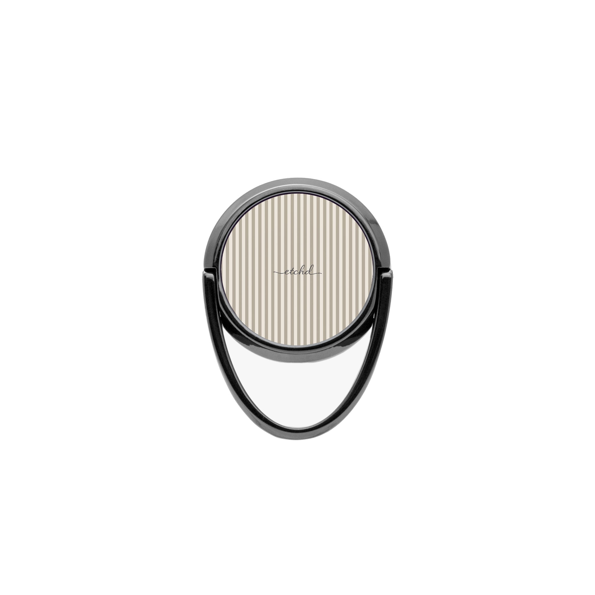 Neutral Striped Phone Ring Holder by etchd, view 4