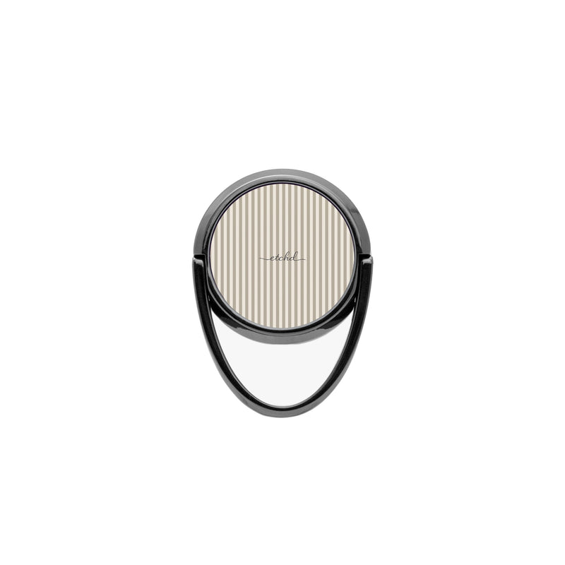 Neutral Striped Phone Ring Holder-zoom-