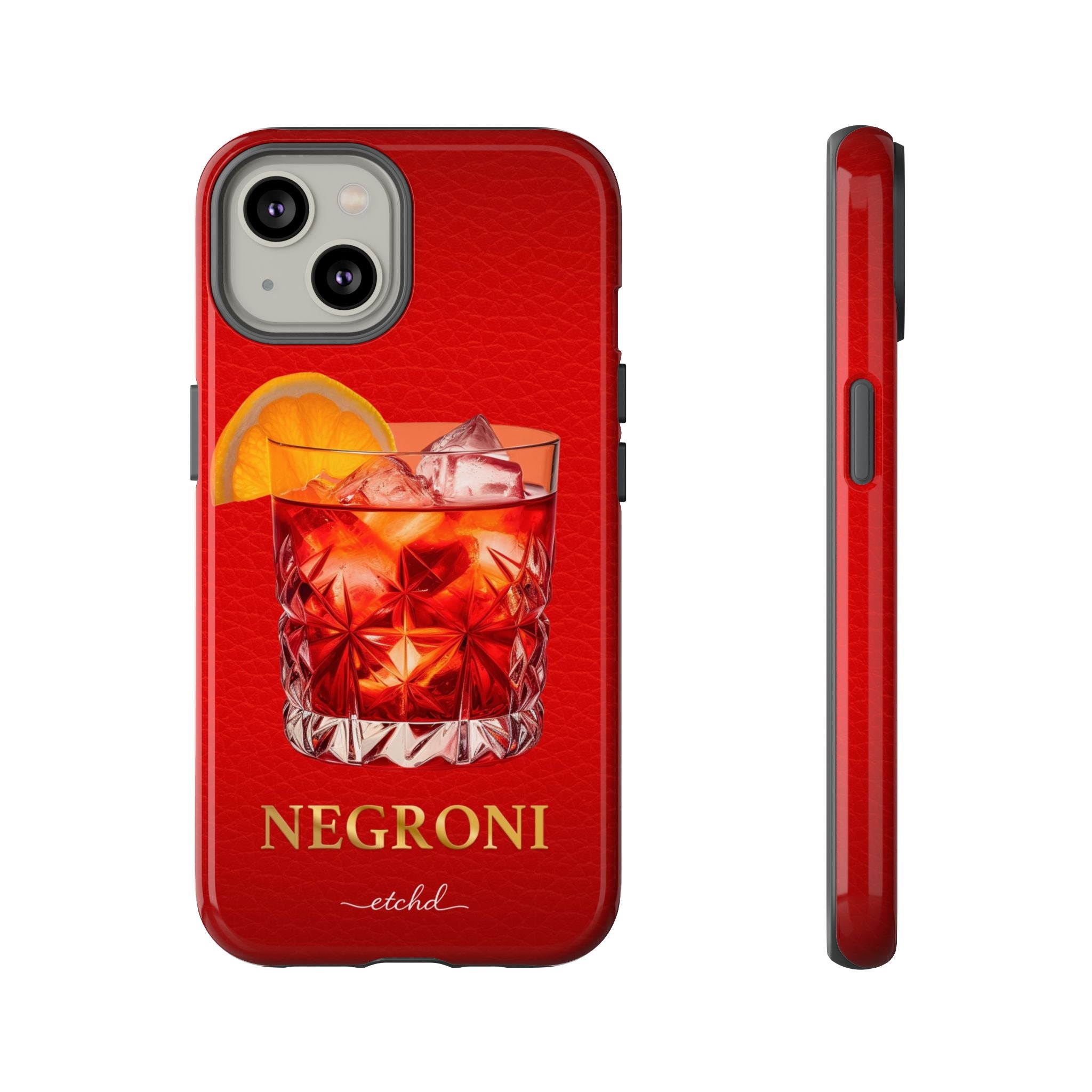 Negroni Phone Case by etchd, view 2