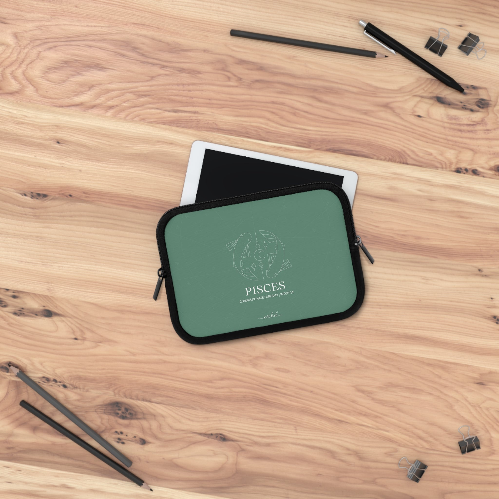 Pisces Laptop Sleeve by etchd, view 14
