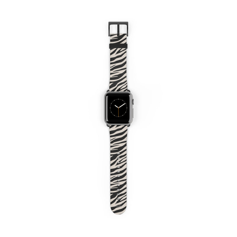 Zebra Print Smartwatch Strap-zoom-