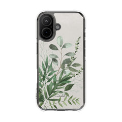 Botanical Leaf Clear Magnetic Phone Case by etchd, view 13