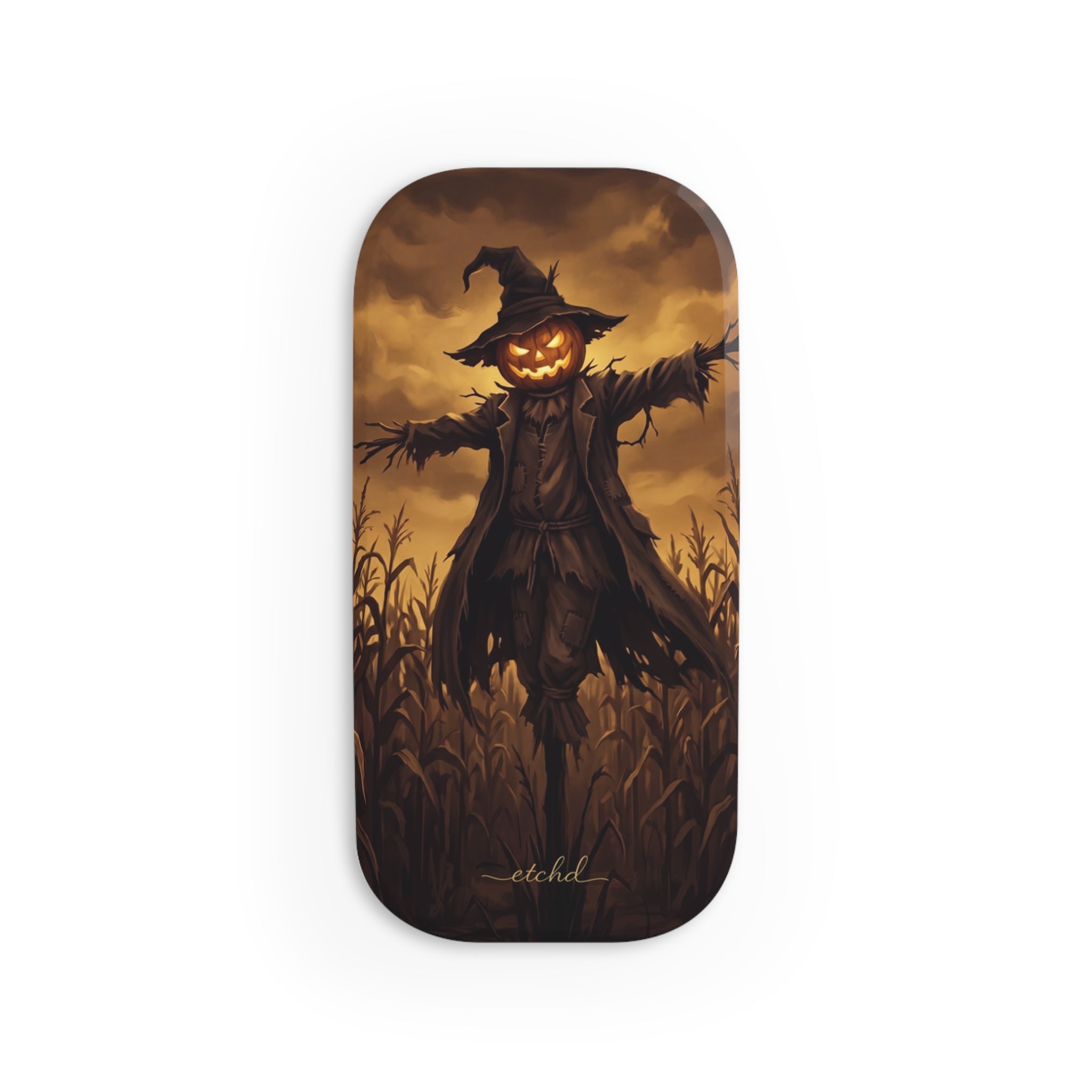 Scarecrow Night Click-On Phone Grip by etchd, view 2