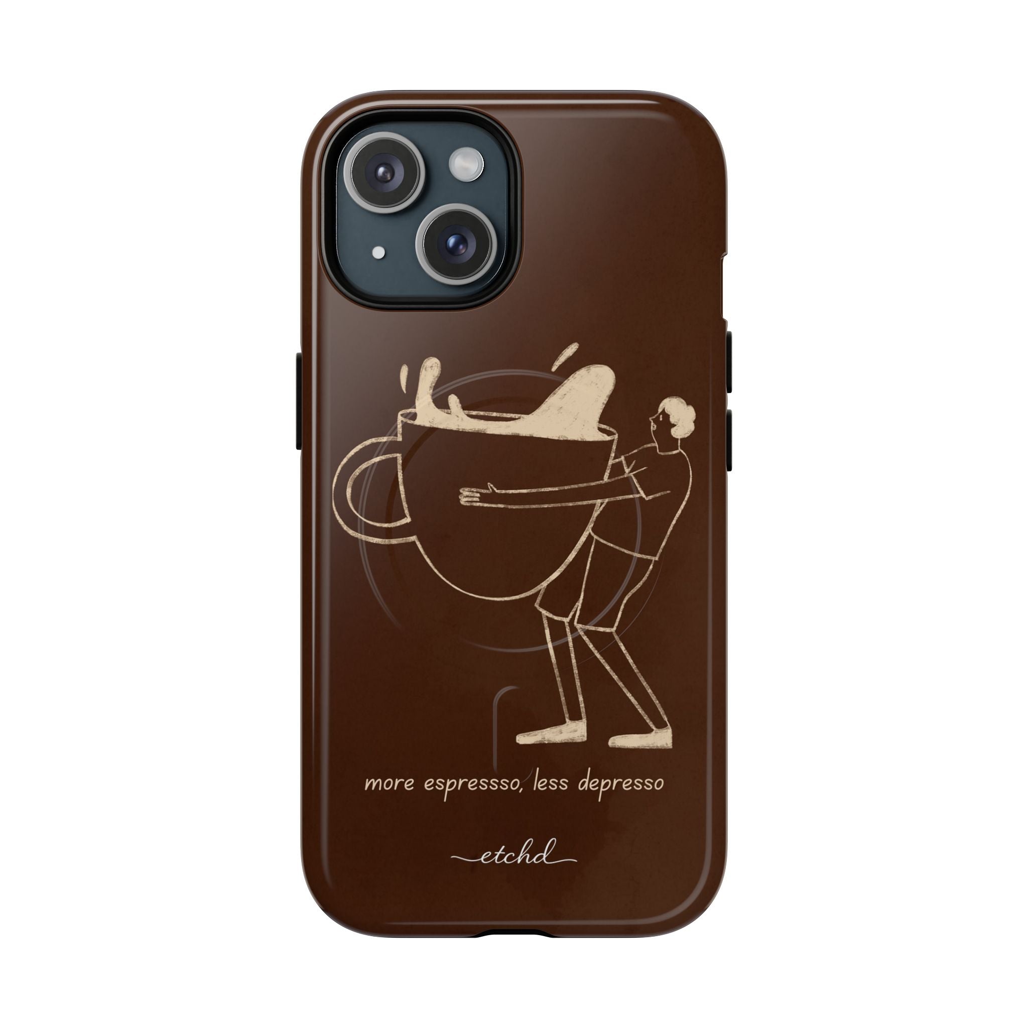 Gentlemen Espresso Magnetic Phone Case