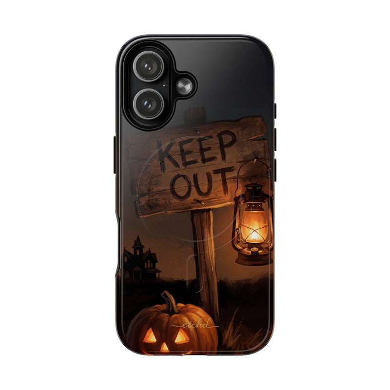 Keep Out Magnetic Phone Case by etchd, view 25
