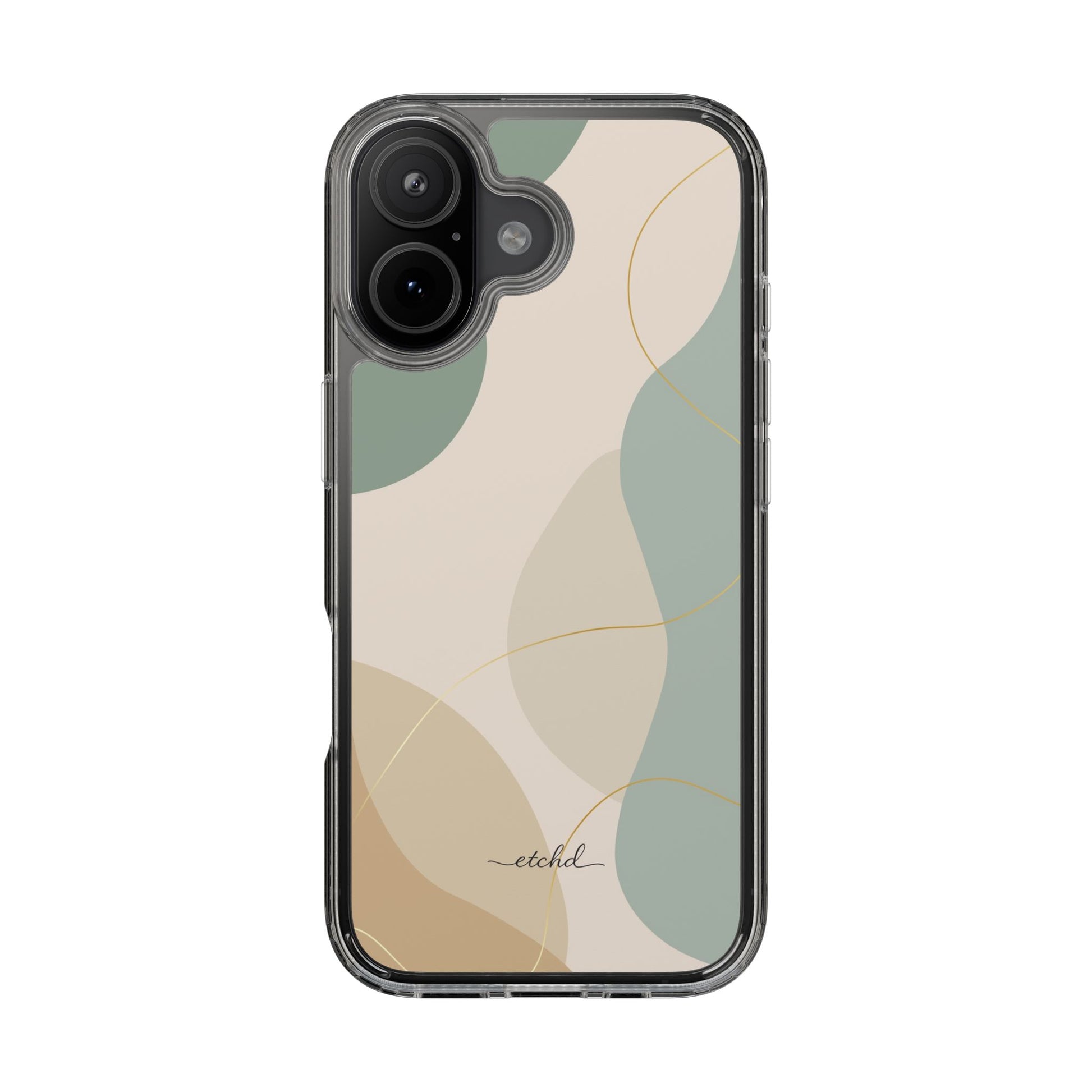 Earth Tone Clear Phone Case by etchd, view 24