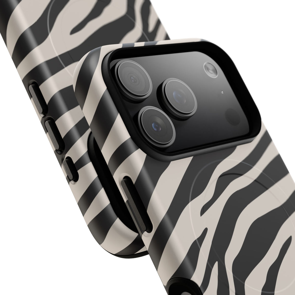 Zebra Print Magnetic Phone Case by etchd, view 100
