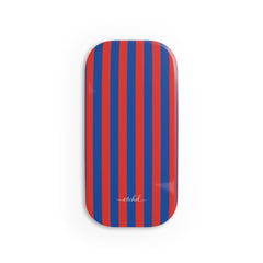 Cobalt And Poppy Click-On Phone Grip by etchd