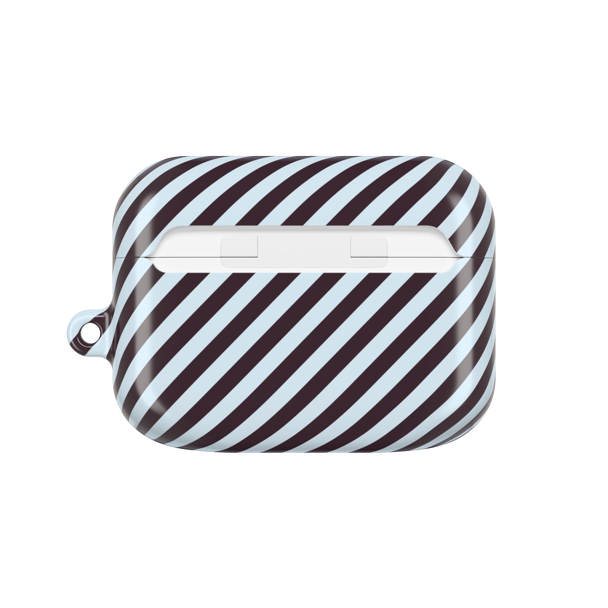 Plum & Blue Striped Diagonal AirPod Case by etchd, view 7