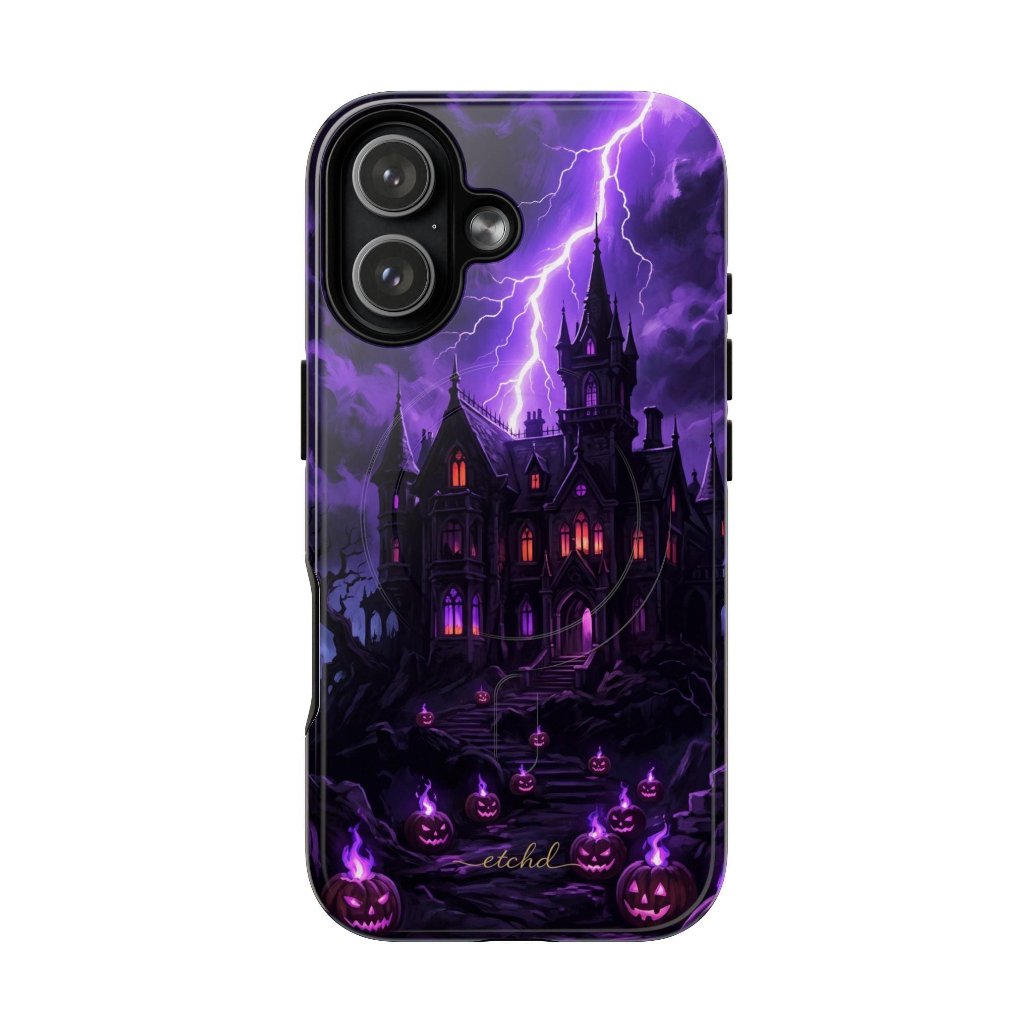 Violet Haunt Magnetic Phone Case by etchd, view 25
