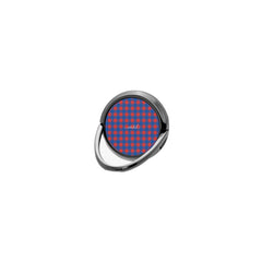Cobalt & Poppy Gingham Anello supporto per telefono di etchd