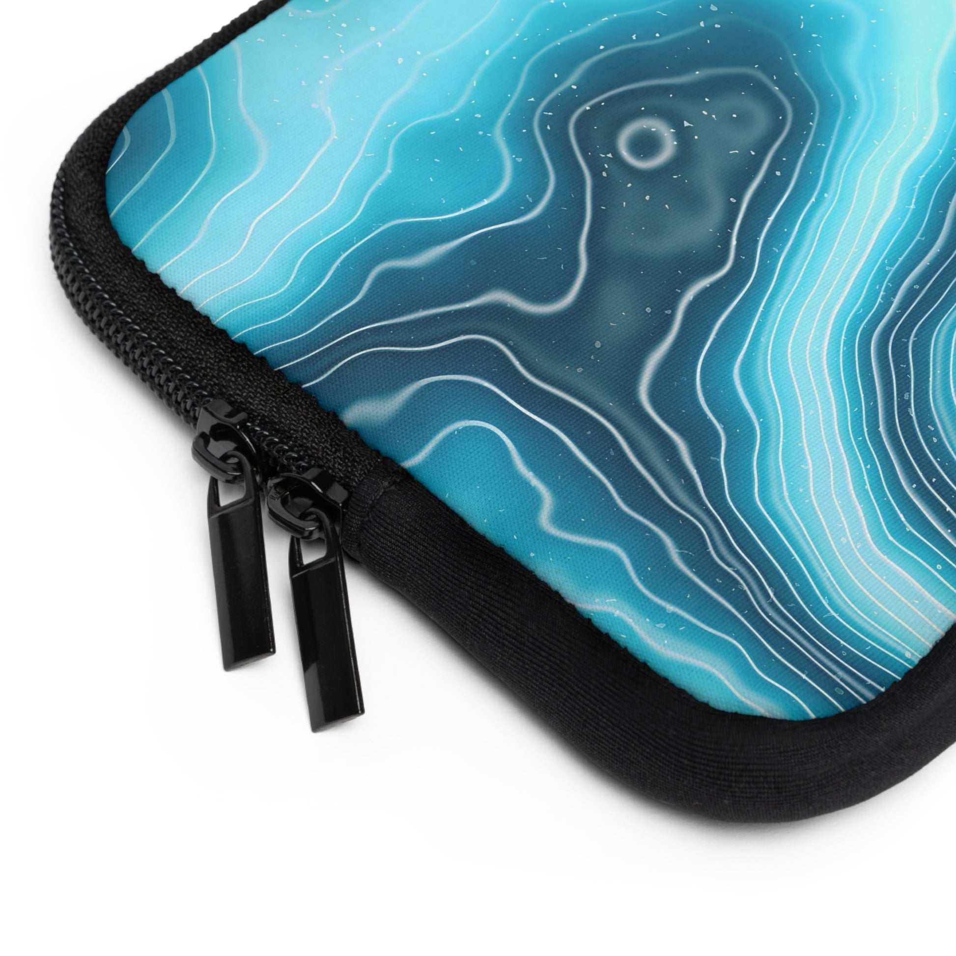 Aquamarine Laptop Sleeve by etchd, view 12