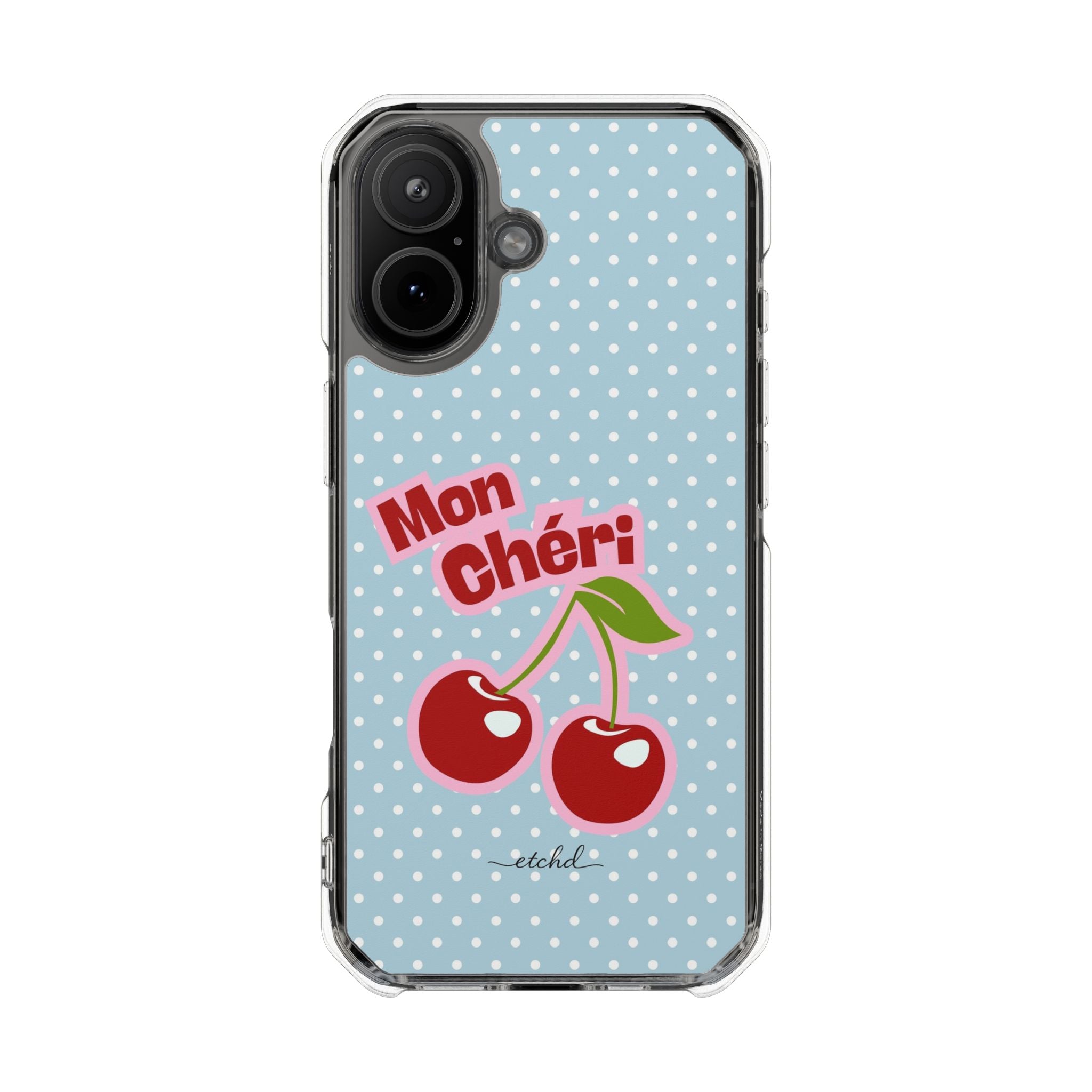 Mon Chéri Clear Magnetic Phone Case by etchd, view 13