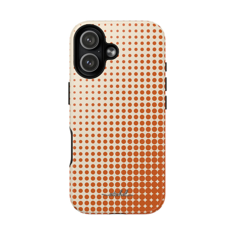Tangerine Halftone Magnetische Handyhülle-zoom-