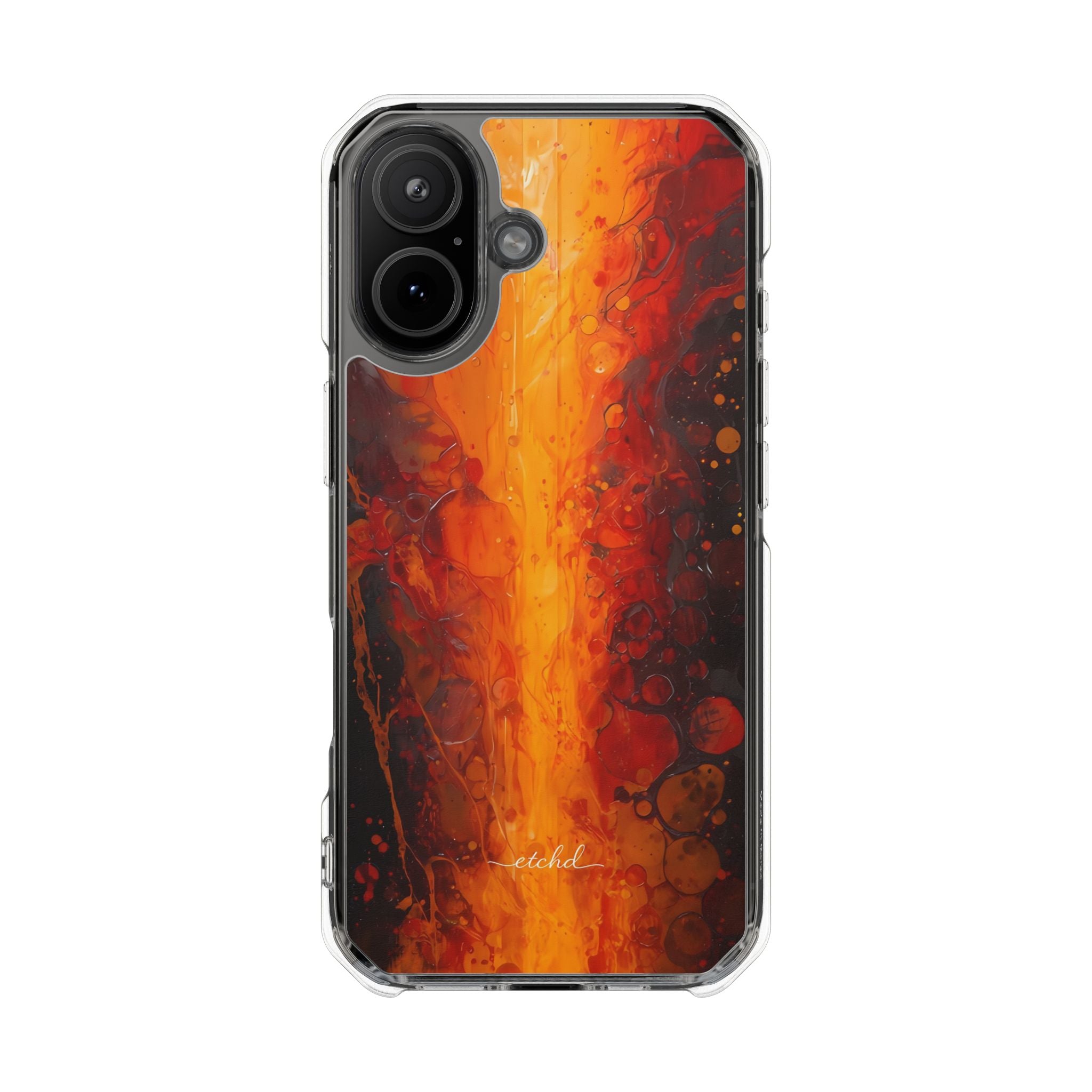 Molten Core Clear Magnetic Phone Case by etchd, view 13