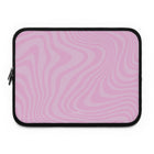 Pink Curved Lines Funda para portátil