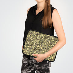 Abstract Print Butter Laptop Sleeve by etchd, view 6