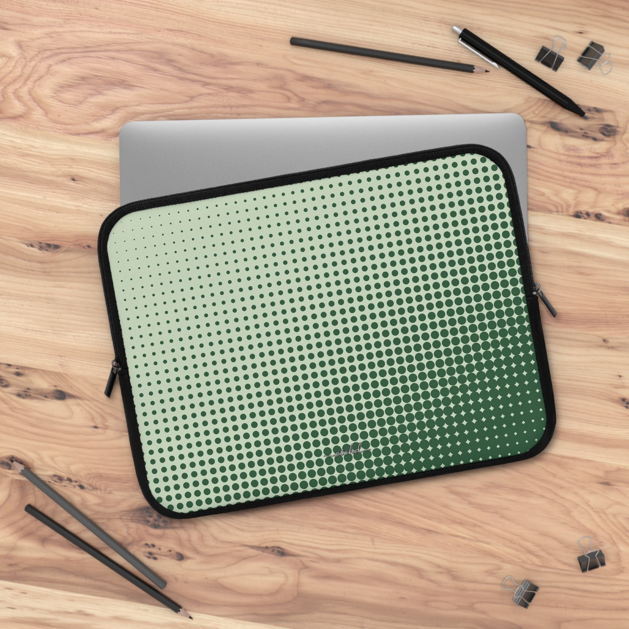 Matcha Halftone Laptophülle-zoom-24