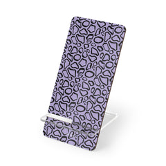 Abstract Print Lavender Phone Stand by etchd