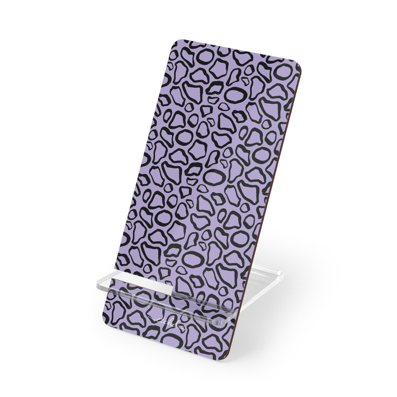 Abstract Print Lavender Phone Stand-zoom-