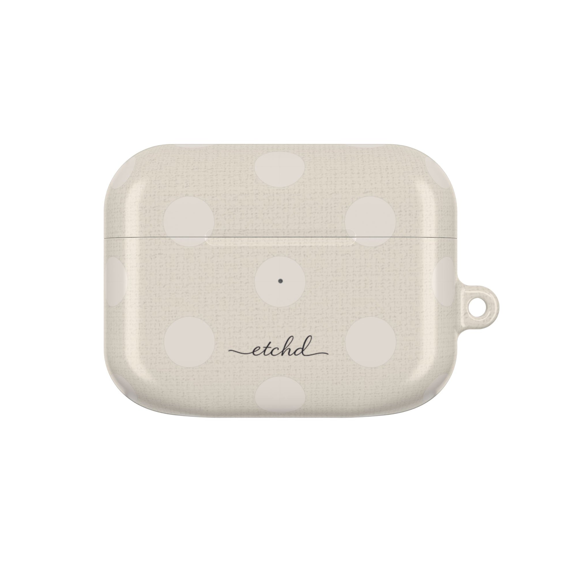 Neutral Polka Dot AirPod Case by etchd