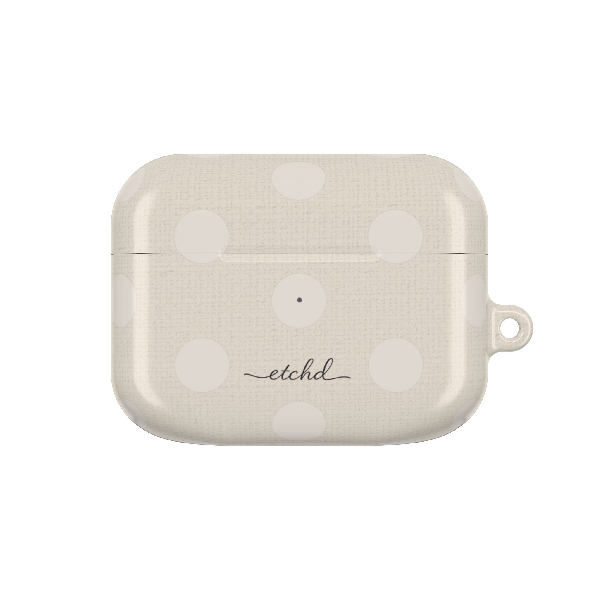 Neutral Polka Dot AirPod Case by etchd