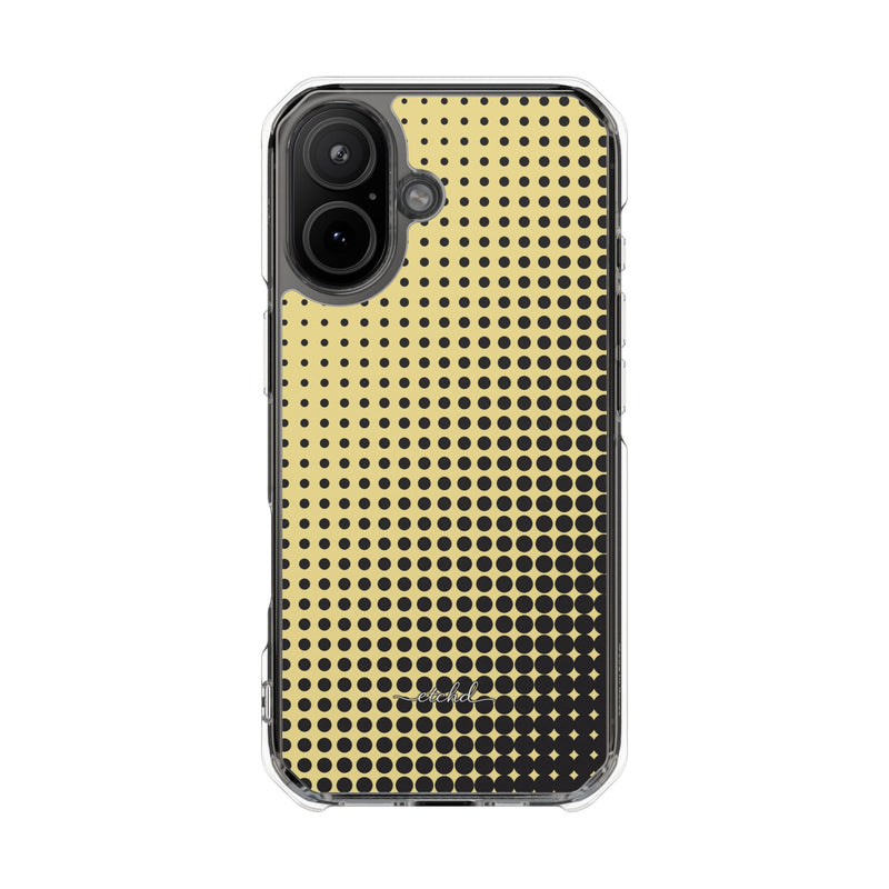 Butter Halftone Transparente Magnet-Handyhülle-zoom-