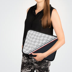 Checkered Flag Laptop Sleeve by etchd, view 6