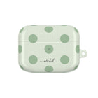 Sage & Cream Polka Dot Funda para AirPods