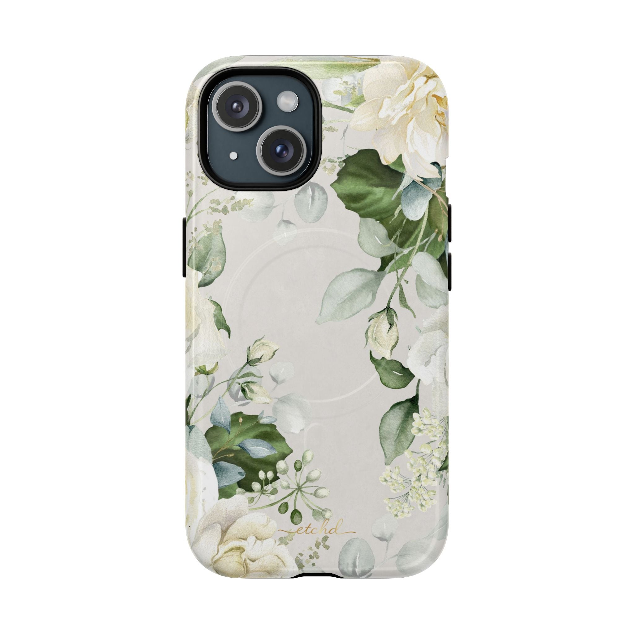 White Roses Magnetic Phone Case