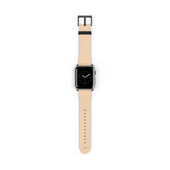 Pink And Butter Diagonal Smartwatch Strap by etchd