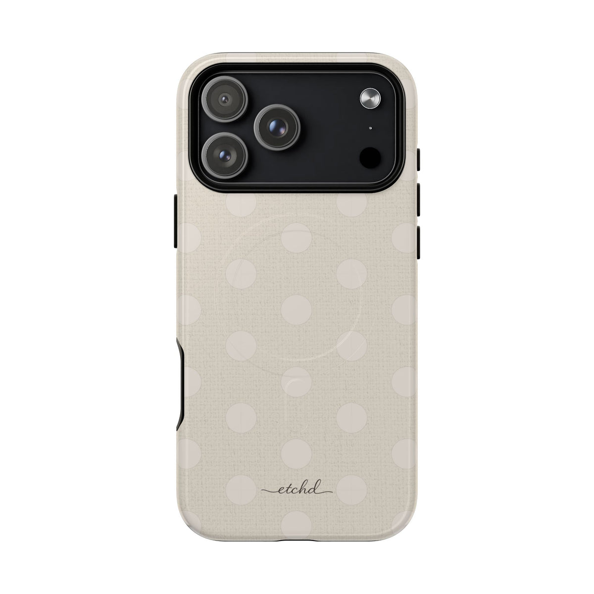Neutral Polka Dot Magnetic Phone Case by etchd, view 31