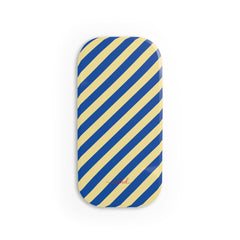 Cobalt And Butter Diagonal Click-On Phone Grip by etchd