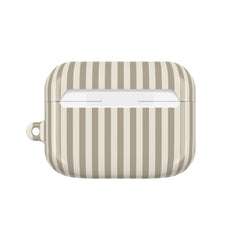 Neutral Striped AirPod Case by etchd, view 7