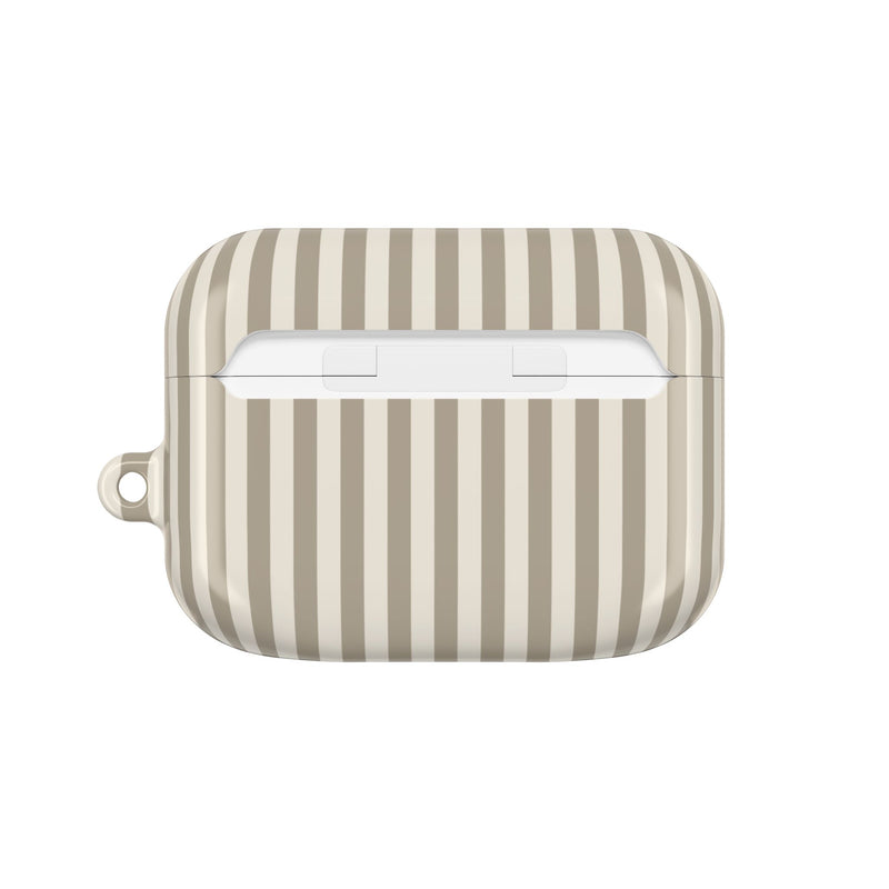 Neutral Striped AirPod Case by etchd, view 7