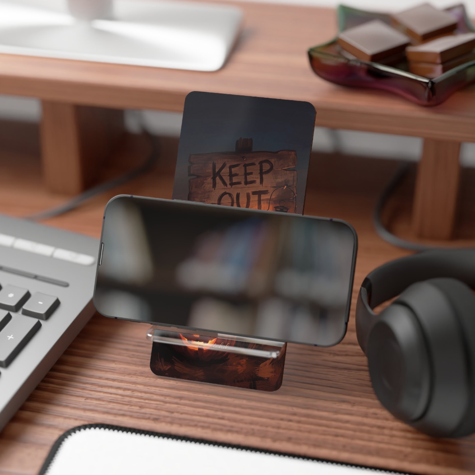 Keep Out Phone Stand by etchd, view 4