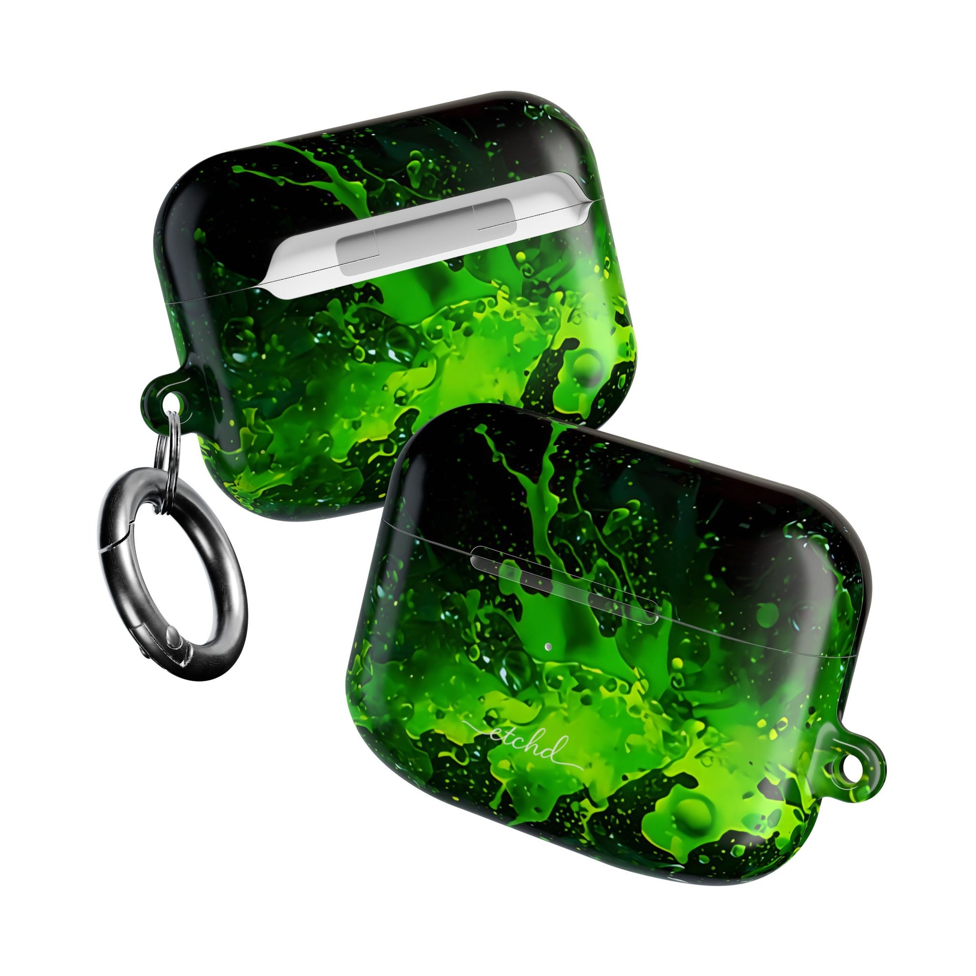 Toxic Bloom AirPod Case by etchd, view 10