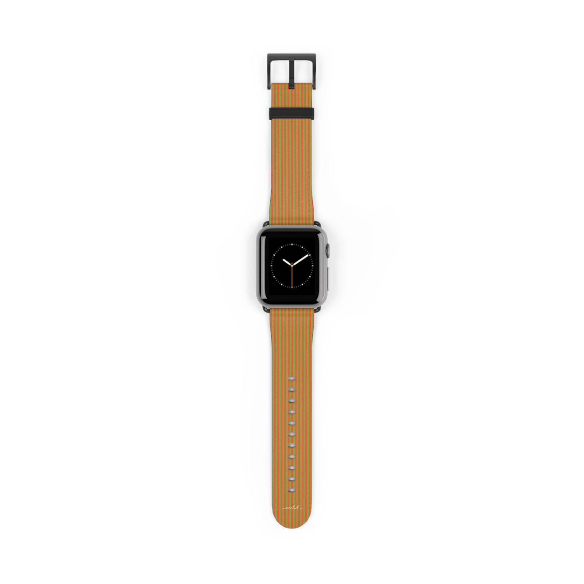 Persimmon And Wasabi Smartwatch Strap by etchd